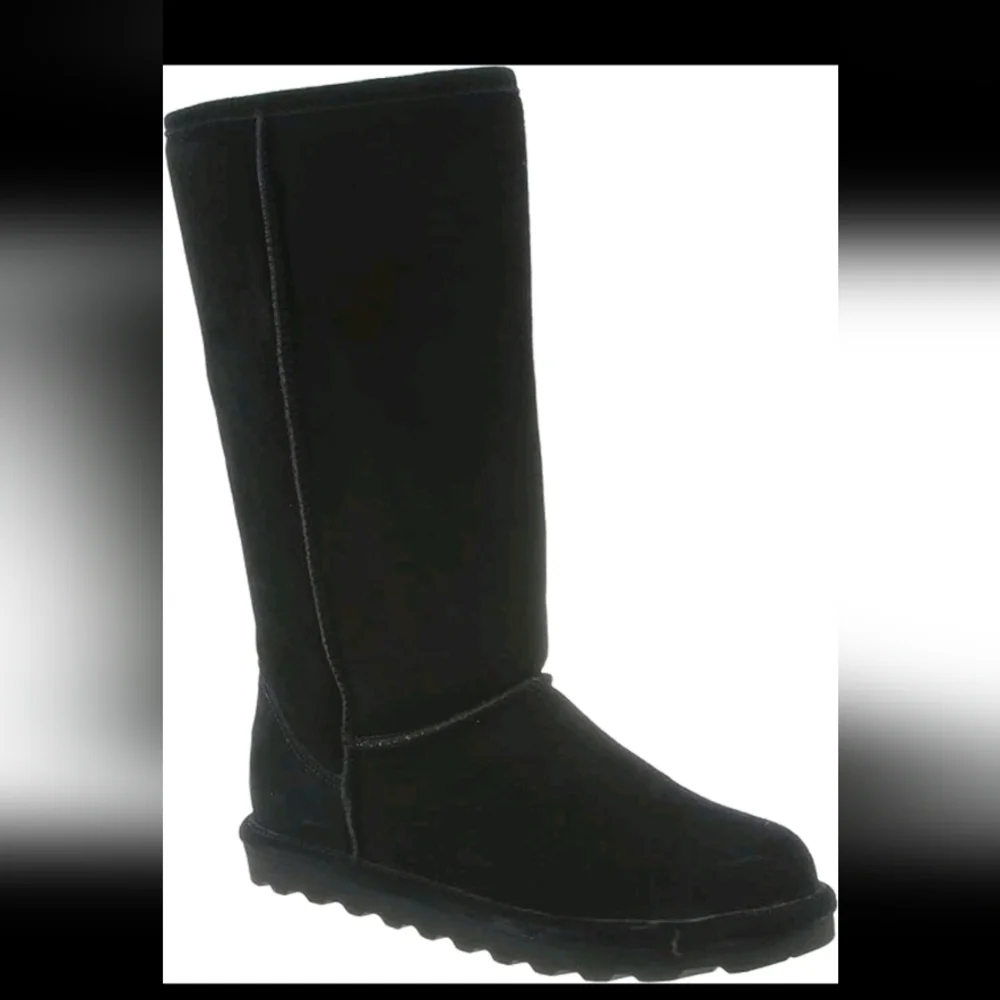 Bearpaw Elle Tall Women's Suede Boots - 1963w Black